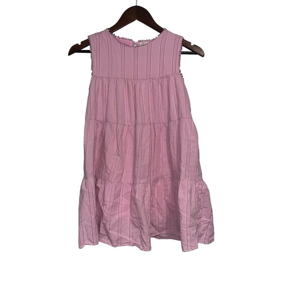 GB girls Other - GB Girls Gianni Bini Pink Tiered Sleeveless Dress